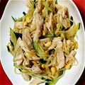 りきまる1206's cooksnap of when they made 豆もやしとササミとキュウリの中華サラダ.