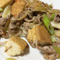 ライオンのスキッピィ's cooksnap of when they made 簡単☆豚小間と厚揚げの味噌炒め.