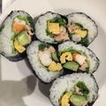 kuppyぽぅ's cooksnap of when they made *恵方巻き ♥ シュリンプのサラダ巻き♪.