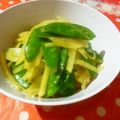 Gargantua's cooksnap of when they made 絹さや&ジャガイモ☆シャキシャキごま和え.