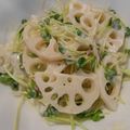 ハチドリ★'s cooksnap of when they made 鍋のお湯も湯沸し機能で簡単！蓮根梅サラダ.