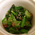 とまとま１０'s cooksnap of when they made ほうれん草胡麻和え❤.