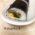 ひぃこ＊'s cooksnap of when they made 焼肉巻き寿司♡.