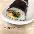 ひぃこ＊'s cooksnap of when they made 焼肉巻き寿司♡.