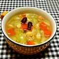 まあまま☆0403's cooksnap of when they made 風邪引きサンに♪お豆と野菜の生姜スープ♡.