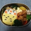 りんくんママちゃん's cooksnap of when they made 幼稚園 キャラ弁♡節分 鬼.