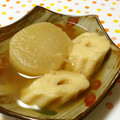 にゃあオクト's cooksnap of when they made 【圧力鍋】大根とちくわぶのあたたか煮.