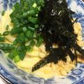 nocrown's cooksnap of when they made 釜玉うどん.