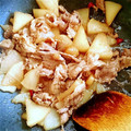 わたあめさま's cooksnap of when they made 大根と豚肉の甘辛炒め物.