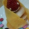 sweetwater's cooksnap of when they made ＊ひな祭りにも♪練乳たまごのいちご姫＊.