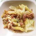 _momo_'s cooksnap of when they made 簡単！ツナキャベツ炒め.