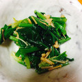 えびちゃん♪♪'s cooksnap of when they made 失敗なし！ほうれん草となめ茸和え.