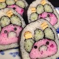 まんま屋Hiroko's cooksnap of when they made 飾り巻き寿司かわいい鬼.