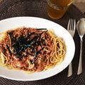 uma6cluv's cooksnap of when they made 超時短！イカの塩辛と納豆パスタ.