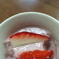 バイソンまっく's cooksnap of when they made 豆腐の苺ムース.