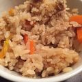 ぺいくみ's cooksnap of when they made ナメコとツナの炊き込みご飯.
