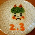 mmmm_mk's cooksnap of when they made 節分 鬼さんプレート☆離乳食.