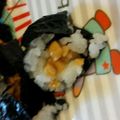 あみ1011's cooksnap of when they made 恵方巻き（うなぎ巻き、納豆巻き）.