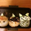 ☆BONHEUR☆'s cooksnap of when they made キャラ弁☆鬼の子おにぎり.