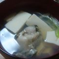haruchiko's cooksnap of when they made ☆牡蠣のお吸い物☆.