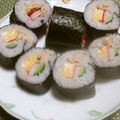 みーたんのおば's cooksnap of when they made ちょっとリッチなサラダ巻き（巻き方付き）.