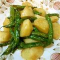 エミエミ★'s cooksnap of when they made ジャガイモとインゲンのにんにく味噌炒め.