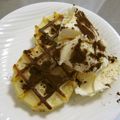 ハナレ's cooksnap of when they made HMで簡単☆サクフワワッフル.