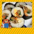 ﾐｰﾄﾊﾟｲママ's cooksnap of when they made キンパ(韓国海苔巻き）.