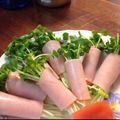 皐月００７'s cooksnap of when they made お弁当に☆ハムのかいわれ巻き.