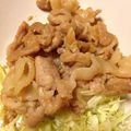 ノッケオ's cooksnap of when they made ご飯がすすむ！豚のにんにく焼き.