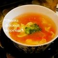 ruruchirin's cooksnap of when they made ふんわ～りかき玉＆トマトのスープ.