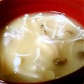agak's cooksnap of when they made きのこたっぷり汁.