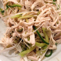 クックJLQEKP☆'s cooksnap of when they made 簡単！鶏胸肉とザーサイの和え物。.