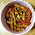 marsannene's cooksnap of when they made 人参と竹輪のきんぴら.