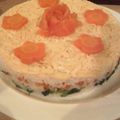 citrus22yk's cooksnap of when they made ひな祭りのケーキ風押し寿司.