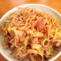 ぴよぐわぁまい's cooksnap of when they made 夜食◎昆布だし 焼きうどん.