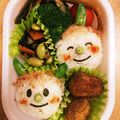 びっきーさん's cooksnap of when they made 節分＊赤鬼ｸﾝおにぎり弁当(キャラ弁).