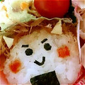 じゅーしい's cooksnap of when they made 年長さんのお弁当（節分の鬼ぎり）.