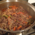 Senarei's cooksnap of when they made お鍋にお任せ！白菜のすき焼き風煮込み.