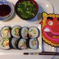 カコ0523's cooksnap of when they made 巻き寿司の巻きかた・・・」＾－＾「.