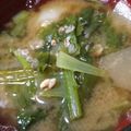ライオンのスキッピィ's cooksnap of when they made *朝食に＊カブの味噌汁＊.