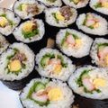 ちー姫子's cooksnap of when they made 安くてかわいい？ハートの玉子海苔巻き.