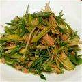 Relief's cooksnap of when they made 簡単！おつまみ・サラダに！！葉にんにく☆.