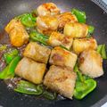 らららラッキー☆'s cooksnap of when they made 厚揚げの肉巻き！豚ばら･豚こまで角煮の味.