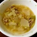 咲希ｍａｍａ's cooksnap of when they made 白菜、大根、ミックスビーンズのスープ煮.