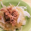 kikiyuuki's cooksnap of when they made 新玉ねぎとツナのご馳走サラダ♡.