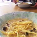 みゆパンダ's cooksnap of when they made ランチ❤チーズカルボナーラペンネ♬.