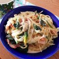 ぼーまー's cooksnap of when they made クノールのスープで簡単クリームパスタ.