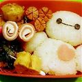 音まま's cooksnap of when they made ご飯と海苔だけ！ベイマックスのキャラ弁.