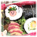 KENチャン's cooksnap of when they made 節分キャラ弁♪赤鬼巻きと青鬼巻き♥.